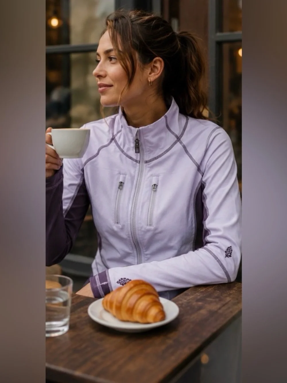 Free People Movement 🔥 Dasher Run Jacket Lavender Shadow Purple **Please Read**